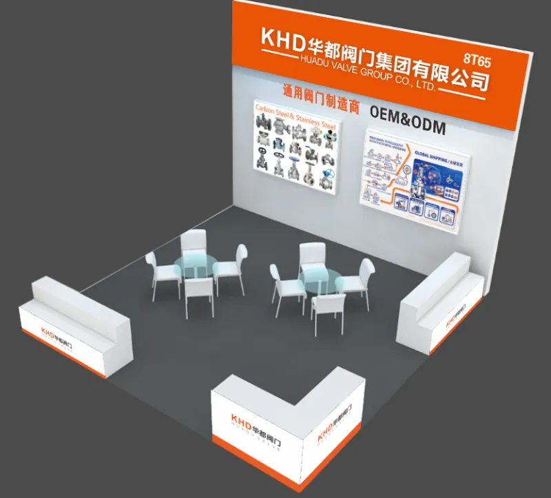 Kde se setkat s Huadu Valve Group (KHD) v říjnu 2026? Zhejiang Int'l Valve Fair, stánek 8T65